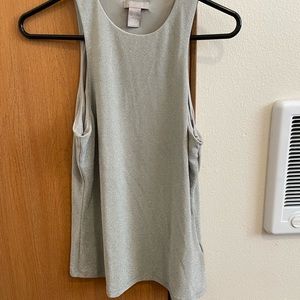 Glittery silver H&M tank top